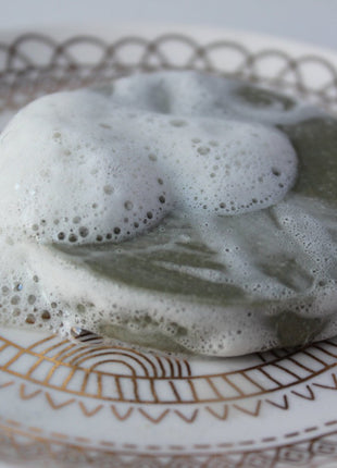 Face Wash Facial Cleansing Bar with French Green Sea Clay